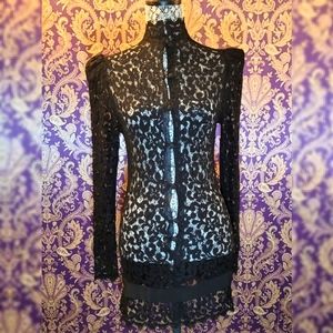 Victorian style long vintage blouse